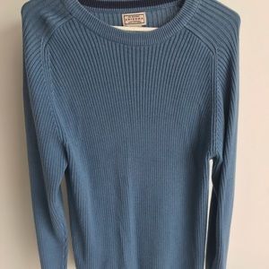 Grayish blue sweater